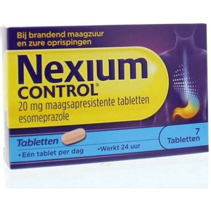 Nexium Control - Tabletten - 20mg - Maagsapresistente