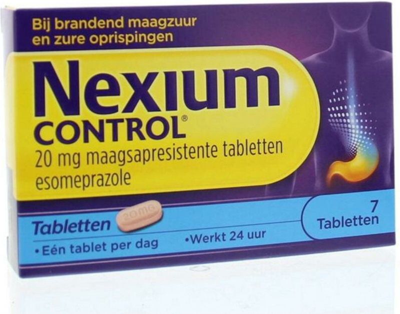 Nexium Control - Tabletten - 20mg - Maagsapresistente
