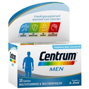 Centrum Men Multivitaminen Tabletten, 30 stuks