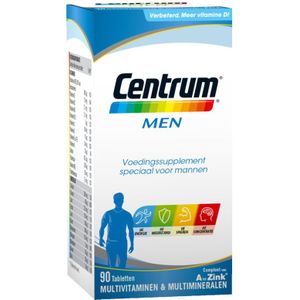 Centrum Men Multivitaminen Tabletten, 90 stuks