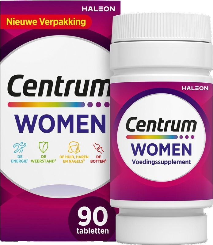 Centrum Women Multivitaminen Tabletten, 90 stuks