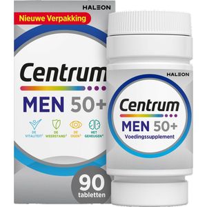 Centrum Men 50+ Multivitaminen Tabletten, 90 stuks