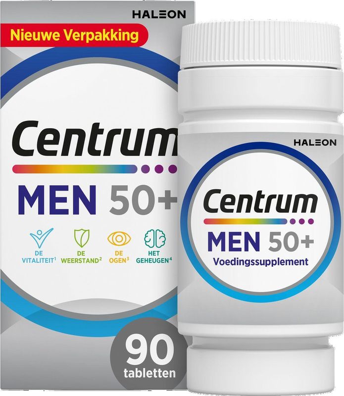 Centrum - Men 50+ advanced - Multivitaminen - 90 Tabletten