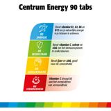 Centrum Energy Multivitaminen Tabletten, 90 stuks