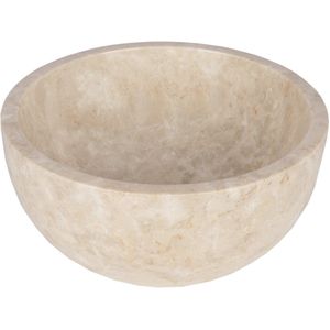 Differnz - Boomer Waskom - Rond - Marmer - Beige