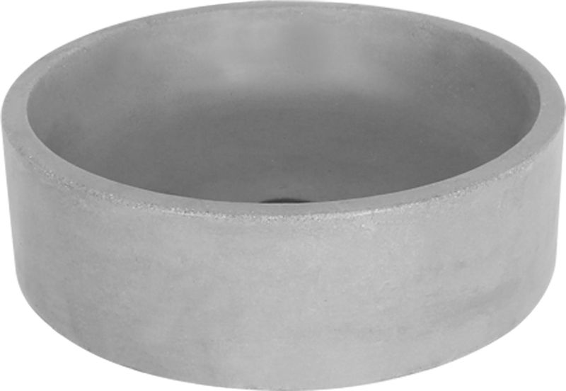Differnz Marba Waskom – Wastafel Beton - Lichtgrijs – Rond – 42 x 42 x 13 cm