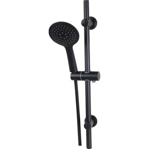 Glijstangset Differnz Deluxe 54 cm Met Handdouche en Doucheslang Zwart