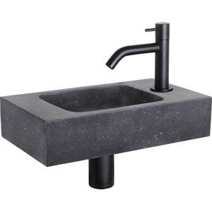 Fonteinset | Differnz | Bombai (Natuursteen, Matzwart)