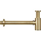 Differnz - Cleo - Fonteinset - Beton Donker Grijs - Met Kraan Recht Mat Goud