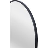 Differnz Spiegel Rond aluminium 65 x 65 cm zwart