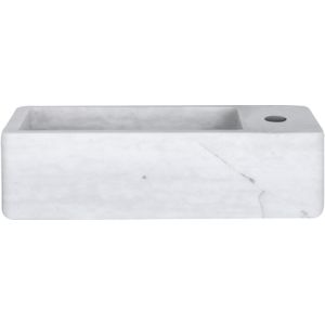 Differnz Hura fontein marmer 40x22cm wit