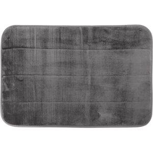 Differnz Relax badmat microfiber/normal foam - 60 x 40 cm - antraciet