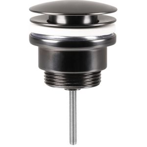 Differnz Design Afvoerplug Gun Metal – Pop–up – Ø 63mm – Mix & Match – Kleine schroef