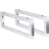 Differnz ophangbeugel – voor wastafel – 44 x 15 cm – chroom