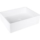 Differnz Solid Wastafel – Opbouw – 48.5 X 38 X 14 cm – Wit