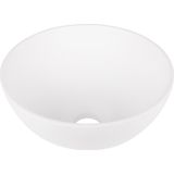 Differnz Ruz waskom 25x25x11.5cm Solid Surface Rond Mat Wit 38.150.04