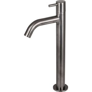 Differnz Wastafelkraan - Koudwaterkraan - Hoog - 28.5 X 11.5 cm - Gun Metal