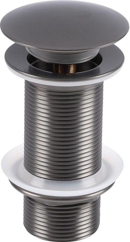Differnz - Design Afvoerplug - Gun Metal - Ø 63mm - Pop-up