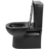 Toiletpot Differnz Staant Duoblok Rimless Mat Zwart