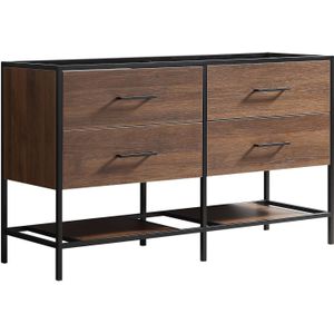 Onderkast differnz industrial 139 cm bruin