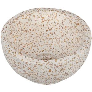 Differnz River waskom - 23x23x12cm - terrazzo beige