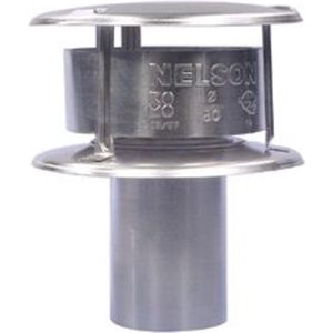 Burgerhout Nelson rookgaskap Ø80mm Aluminium Nelson 400452349