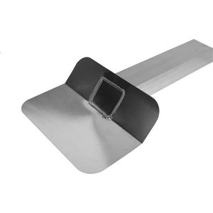 Burgerhout - Aluminium Kiezelbak - Gesloten Uitloop - 350 mm