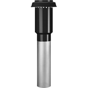 Burgerhout WTW3000 ventilatiedakdoorvoer geiser 200/180mm zwart