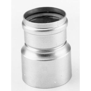 Burgerhout - ALU FIX - Verloopstuk - Dikwandig - Aluminium - 80X60 mm