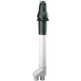 Burgerhout Skyline 3000 aluminium dakdoorvoer met spruitstuk 100mm parallel zwart 400452774