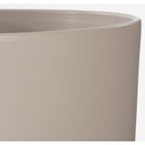 Mica Decorations - Bloempot - Taupe Bruin - Keramiek - H20 x D22.5 cm