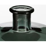 Mica Decorations Guan Fles Vaas - H26 x Ø21 cm - Gerecycled Glas - Groen