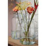 Mica Decorations Vienne Vaas - H30 x Ø18 cm - Gerecycled Glas - Transparant
