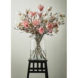 Mica Decorations Vienne Vaas - H30 x Ø18 cm - Gerecycled Glas - Transparant