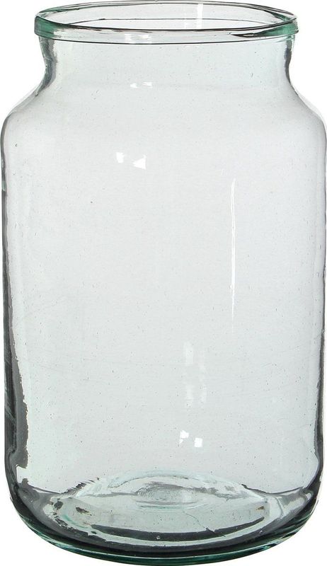 Mica Decorations Vienne Vaas - H30 x Ø18 cm - Gerecycled Glas - Transparant
