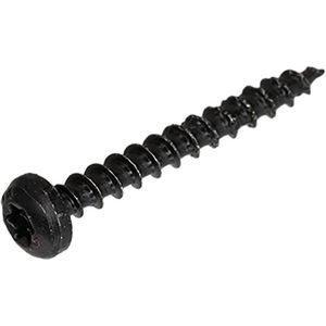 Blackline schroeven gezwart TORX TX-10 cilinderkop 3 x 20 mm 100 stuks