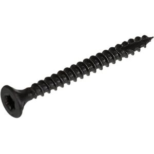 Blackline Spaanplaatschroeven Gezwart TORX TX-10 Platverzonken Kop 4 X 25 Mm 100 Stuks