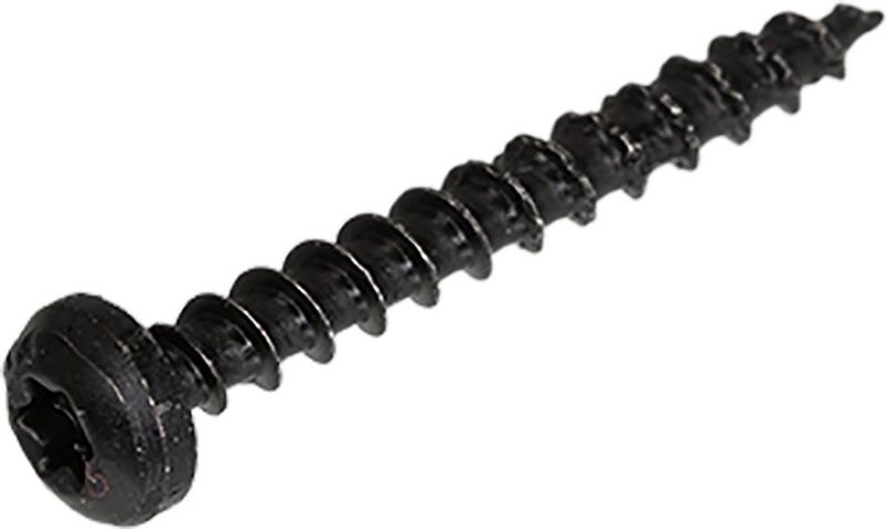 Hoenderdaal - Spaanplaatschroef - Zwart - 3,0x25mm - Verpakt per 25 stuks