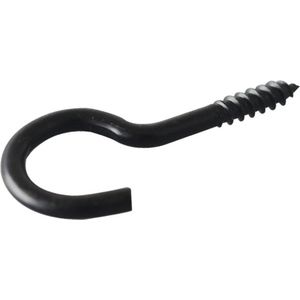 Deltacoill - Schroefhaak - Zwart - 3.30x20/40mm