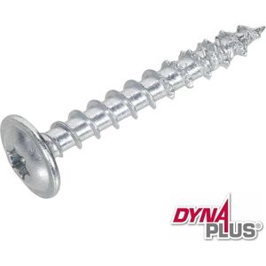 Dynaplus achterwandschroeven verzinkt TORX TX-15 laagbolkop 4 x 30 mm 200 stuks