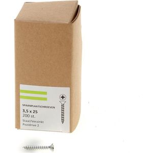 Hoenderdaal - Platverzonken Kop - Schroeven - Verzinkt - 200 Stuk