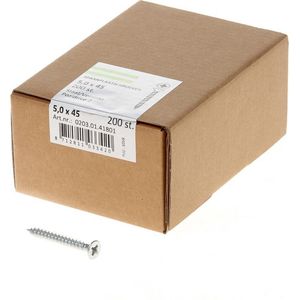 Hoenderdaal - Platverzonken Kop - Schroeven - Verzinkt - 200 Stuk