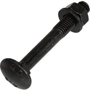 Blackline Slotbout - Zwart - Staal - 5 Stuks