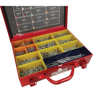 Dynaplus spaanplaatschroeven assortiment verzinkt Torx 1600 stuks
