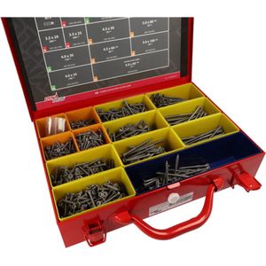 Dynaplus 0289.01.00210 1294-delige Schroevenset in koffer - Indoor - Verzinkt - Torx