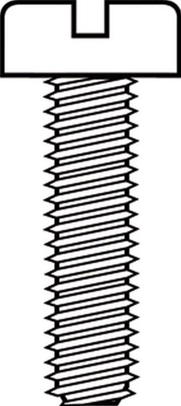 Metaalschroeven - RVS - Cilindrische Kop - M4 x 50 mm