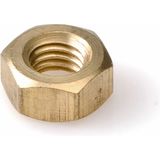 Hoenderdaal - Zeskantmoer - Messing - Draad M8 - Inhoud 250 Stuks