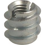 Hoenderdaal - Inschroefmoer - Verzinkt - Staal - 100 Stuks
