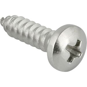 Homefix - Plaat-schroef cilinderkop p0zidrive-2. Verzinkt - 3.5 x 9.5 mm - inhoud 30 stukshout-schroeven.