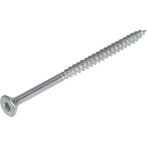 Hoenderdaal 0206.01.34401 Spaanplaatschroef - Platkop - Staal - Verzinkt - TX25 - 4,5 x 80/50mm (200st)